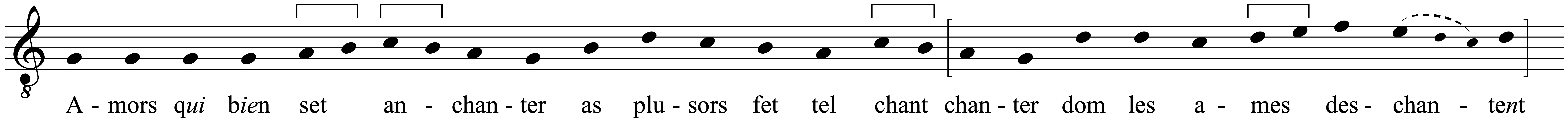 Work musical notation